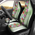 Aussie Budgies Blue And Green Tropical Birds Car Seat Cover - Aussie Hoodie