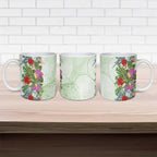 Aussie Budgies Blue And Green Tropical Birds Ceramic Mug - Aussie Hoodie