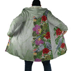 Aussie Budgies Blue And Green Tropical Birds Cloak - Aussie Hoodie
