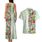 Aussie Budgies Blue And Green Tropical Birds Couples Matching Tank Maxi Dress and Hawaiian Shirt - Aussie Hoodie