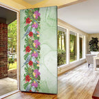 Aussie Budgies Blue And Green Tropical Birds Door Cover - Aussie Hoodie