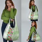 Aussie Budgies Blue And Green Tropical Birds Grocery Bag - Aussie Hoodie