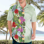 Aussie Budgies Blue And Green Tropical Birds Hawaiian Shirt - Aussie Hoodie