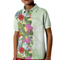 Aussie Budgies Blue And Green Tropical Birds Kid Polo Shirt - Aussie Hoodie