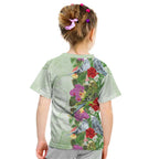 Aussie Budgies Blue And Green Tropical Birds Kid T Shirt - Aussie Hoodie