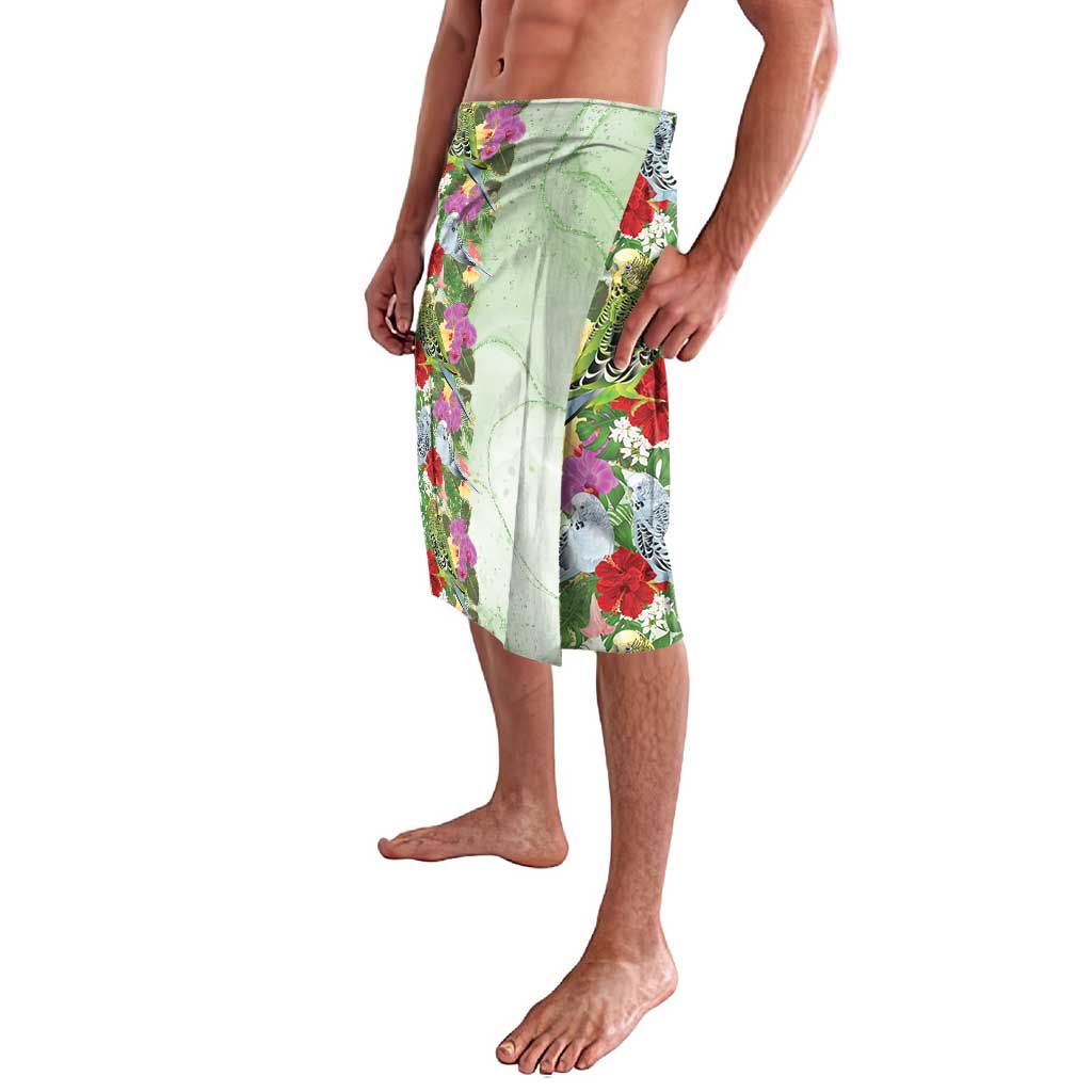 Aussie Budgies Blue And Green Tropical Birds Lavalava - Aussie Hoodie