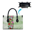Aussie Budgies Blue And Green Tropical Birds Leather Bag - Aussie Hoodie