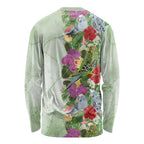 Aussie Budgies Blue And Green Tropical Birds Long Sleeve Shirt - Aussie Hoodie