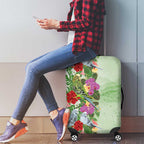 Aussie Budgies Blue And Green Tropical Birds Luggage Cover - Aussie Hoodie