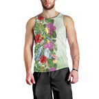 Aussie Budgies Blue And Green Tropical Birds Men Tank Top - Aussie Hoodie