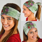 Aussie Budgies Blue And Green Tropical Birds Neck Gaiter - Aussie Hoodie