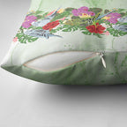 Aussie Budgies Blue And Green Tropical Birds Pillow Cover - Aussie Hoodie