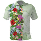 Aussie Budgies Blue And Green Tropical Birds Polo Shirt - Aussie Hoodie