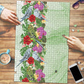 Aussie Budgies Blue And Green Tropical Birds Puzzle - Aussie Hoodie
