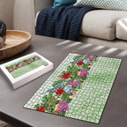 Aussie Budgies Blue And Green Tropical Birds Puzzle - Aussie Hoodie