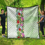 Aussie Budgies Blue And Green Tropical Birds Quilt - Aussie Hoodie
