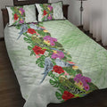 Aussie Budgies Blue And Green Tropical Birds Quilt Bed Set - Aussie Hoodie