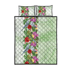 Aussie Budgies Blue And Green Tropical Birds Quilt Bed Set - Aussie Hoodie