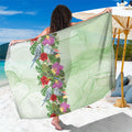 Aussie Budgies Blue And Green Tropical Birds Sarong - Aussie Hoodie