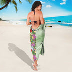Aussie Budgies Blue And Green Tropical Birds Sarong - Aussie Hoodie