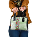 Aussie Budgies Blue And Green Tropical Birds Shoulder Handbag - Aussie Hoodie