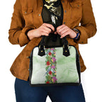 Aussie Budgies Blue And Green Tropical Birds Shoulder Handbag - Aussie Hoodie