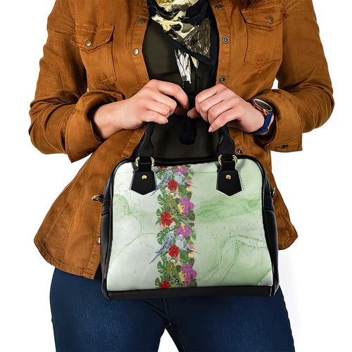 Aussie Budgies Blue And Green Tropical Birds Shoulder Handbag - Aussie Hoodie