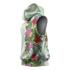 Aussie Budgies Blue And Green Tropical Birds Sleeveless Hoodie - Aussie Hoodie