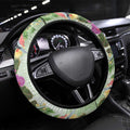 Aussie Budgies Blue And Green Tropical Birds Steering Wheel Cover - Aussie Hoodie