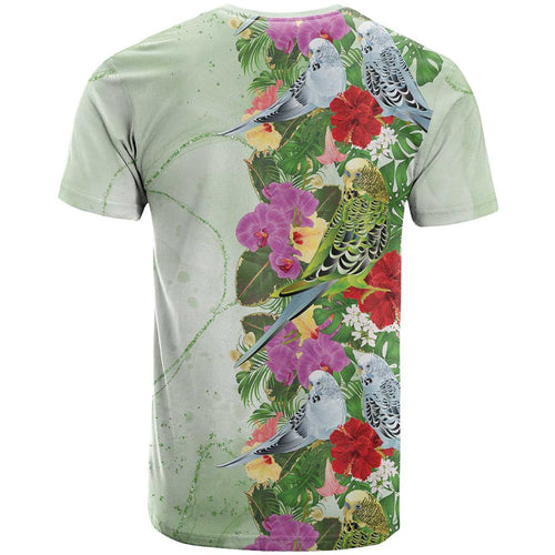 Aussie Budgies Blue And Green Tropical Birds T Shirt - Aussie Hoodie