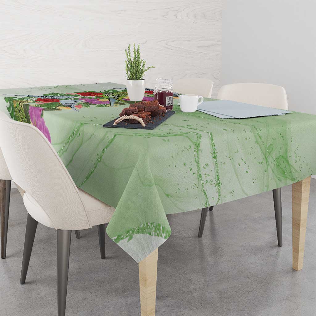 Aussie Budgies Blue And Green Tropical Birds Tablecloth - Aussie Hoodie