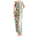 Aussie Budgies Blue And Green Tropical Birds Tank Maxi Dress - Aussie Hoodie