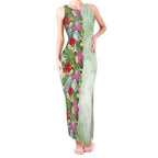 Aussie Budgies Blue And Green Tropical Birds Tank Maxi Dress - Aussie Hoodie