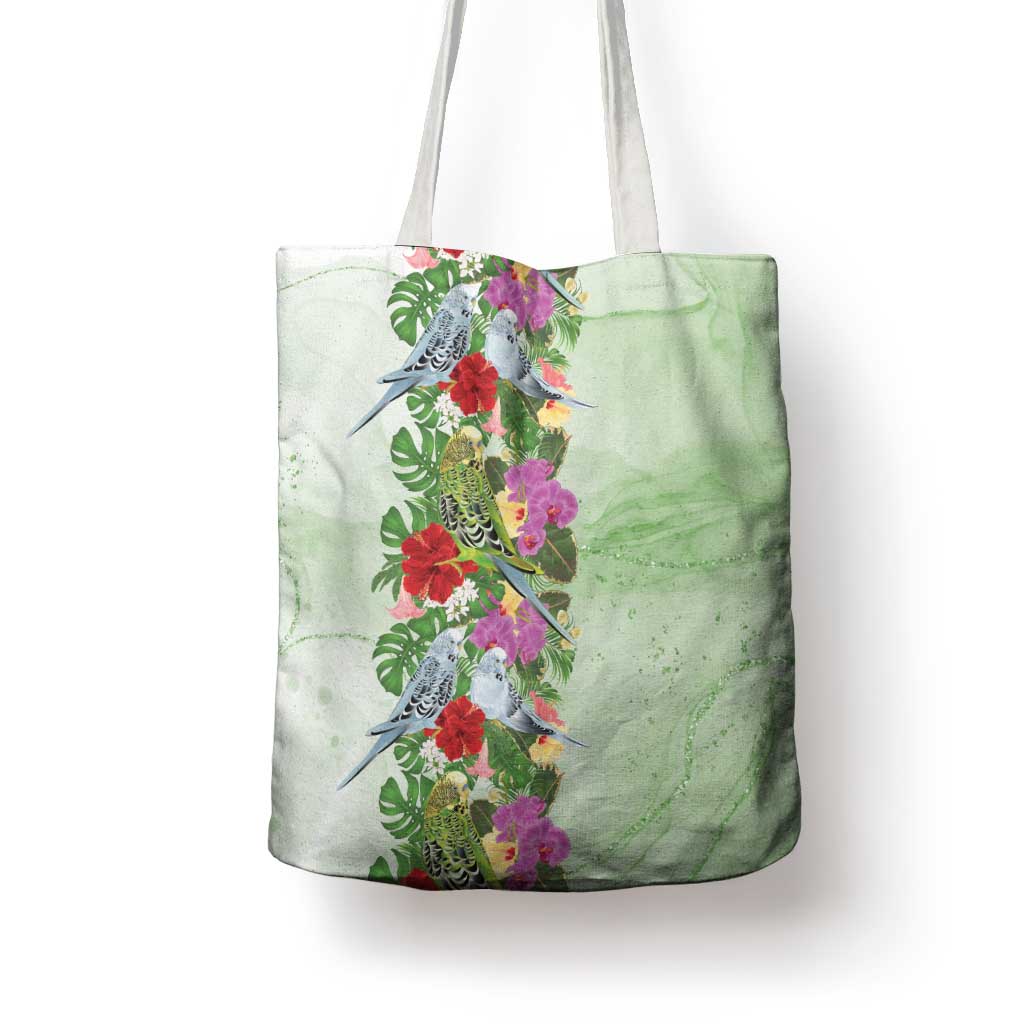 Aussie Budgies Blue And Green Tropical Birds Tote Bag - Aussie Hoodie