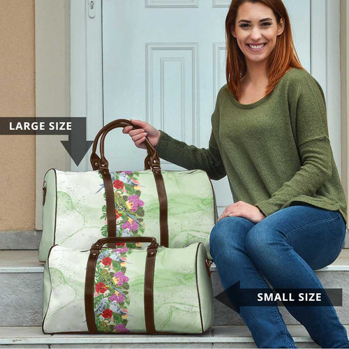 Aussie Budgies Blue And Green Tropical Birds Travel Bag - Aussie Hoodie