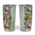 Aussie Budgies Blue And Green Tropical Birds Tumbler Cup - Aussie Hoodie