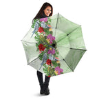 Aussie Budgies Blue And Green Tropical Birds Umbrella - Aussie Hoodie