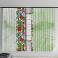 Aussie Budgies Blue And Green Tropical Birds Window Curtain - Aussie Hoodie