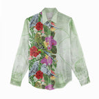 Aussie Budgies Blue And Green Tropical Birds Women Casual Shirt - Aussie Hoodie