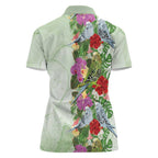 Aussie Budgies Blue And Green Tropical Birds Women Polo Shirt - Aussie Hoodie