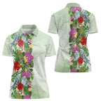 Aussie Budgies Blue And Green Tropical Birds Women Polo Shirt - Aussie Hoodie