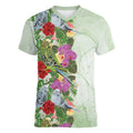 Aussie Budgies Blue And Green Tropical Birds Women V-Neck T-Shirt - Aussie Hoodie