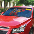 Adelaide Crows ANZAC Personalised Auto Sun Shade Lest We Forget Poppy Camo