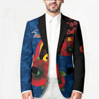 Adelaide Crows ANZAC Personalised Blazer Lest We Forget Poppy Camo