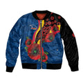 Adelaide Crows ANZAC Personalised Bomber Jacket Lest We Forget Poppy Camo