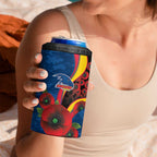 Adelaide Crows ANZAC Personalised 4 in 1 Can Cooler Tumbler Lest We Forget Poppy Camo