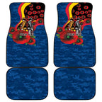 Adelaide Crows ANZAC Personalised Car Mats Lest We Forget Poppy Camo