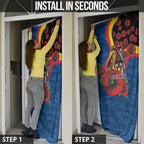 Adelaide Crows ANZAC Personalised Door Cover Lest We Forget Poppy Camo