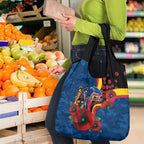 Adelaide Crows ANZAC Personalised Grocery Bag Lest We Forget Poppy Camo