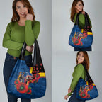 Adelaide Crows ANZAC Personalised Grocery Bag Lest We Forget Poppy Camo